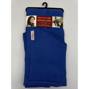 Rachael Ray 2-in-1 Moppine Absorbent Kitchen Towel Mitt Heat Resistant Blue